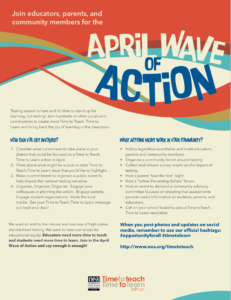 Download the Wave of Action flyer and learn how to get involved