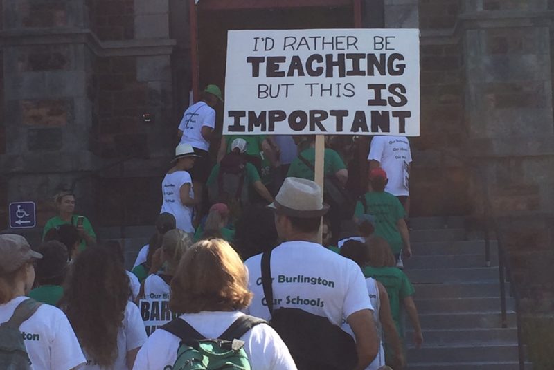 vermont teachers strike